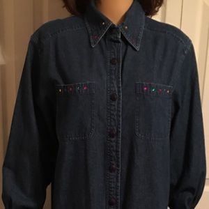 Jean Dress Mid-calf/Ankle Size M